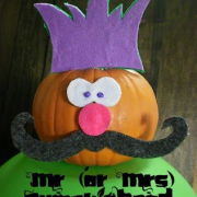 Mr. Pumpkinhead - Last-Minute Pumpkin Decorating
