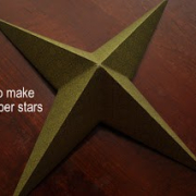 How to make 3D Origami Star Ornaments/Tree Toppers