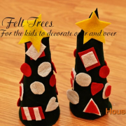 3D Felt Trees for the Kids to Decorate Over and Over