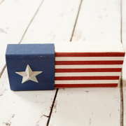 Glitter Tape American Flag Craft