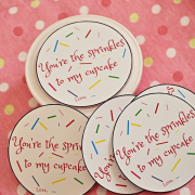 You're The Sprinkles To My Cupcake Valentine with Free Printable