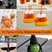10 Terra Cotta Halloween Crafts