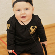 Easy Katniss Shirt and Baby Hunger Games Pictures