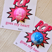 Pop Goes My Heart Valentine with free printable