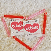 Don't Burst My Bubble Valentine with Free Printable