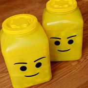 DIY Lego Head Storage Containers