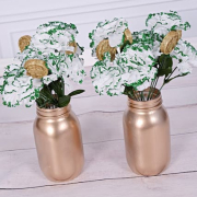 Gold St. Patrick's Day Centerpieces