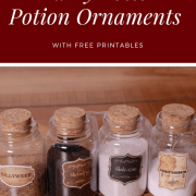 Harry Potter Potion Ornaments with Free Printables
