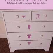DIY Dresser and Toy Storage Stickers with Cricut