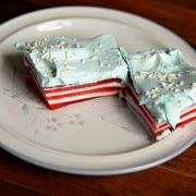 Red, White and Blue Flag Jello