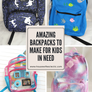Amazing Backpacks to Make For Kids in Need with Your Cricut
