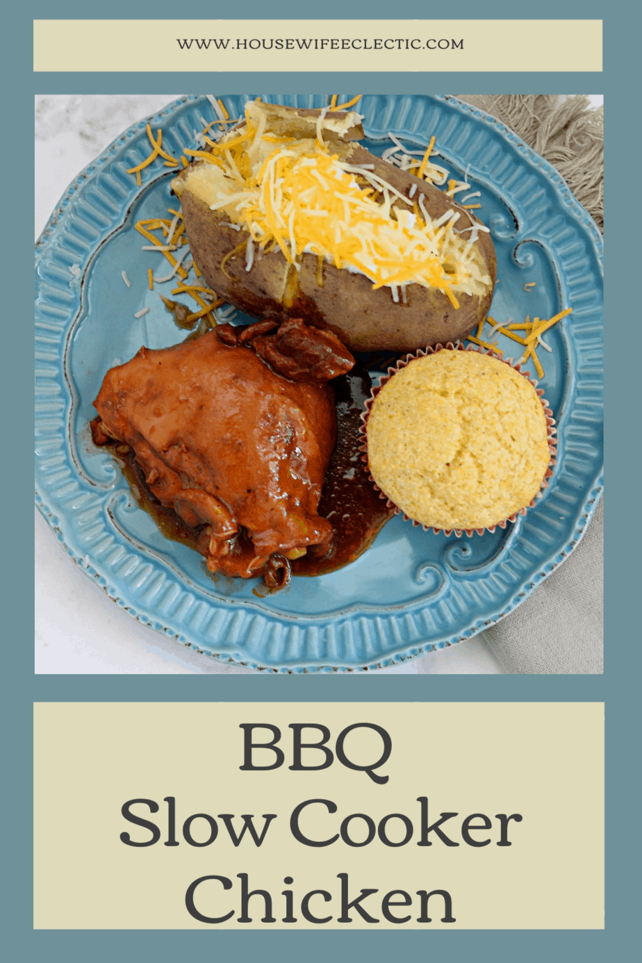 Housewife Eclectic: BBQ Slow Cooker Chicken