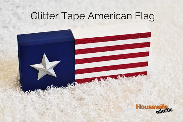 Glitter Tape American Flag