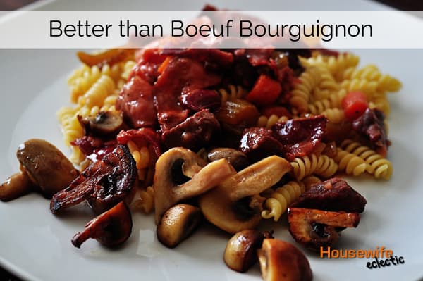 Bouef Bourguignon without Wine