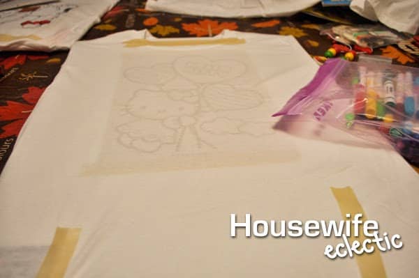 Housewife Eclectic: Coloring Book T-Shirts