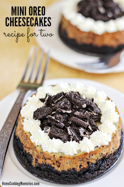Mini Oreo Cheesecakes Recipe for Two