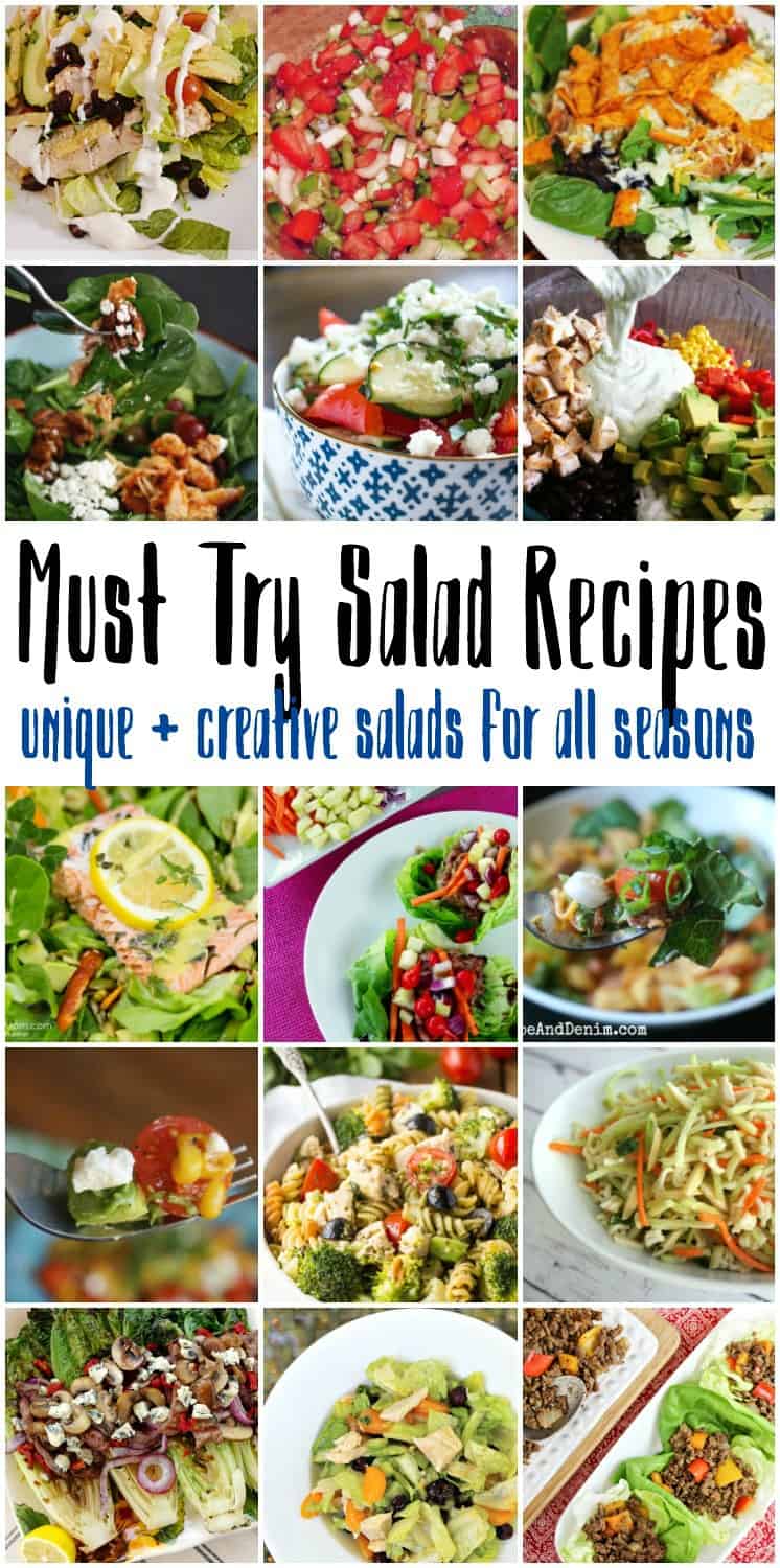 must try salad recipes for summer, spring, winter, and fall