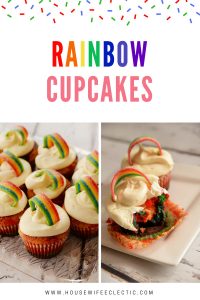 Gorgeous Rainbow Cupcakes with Cloud like Frosting