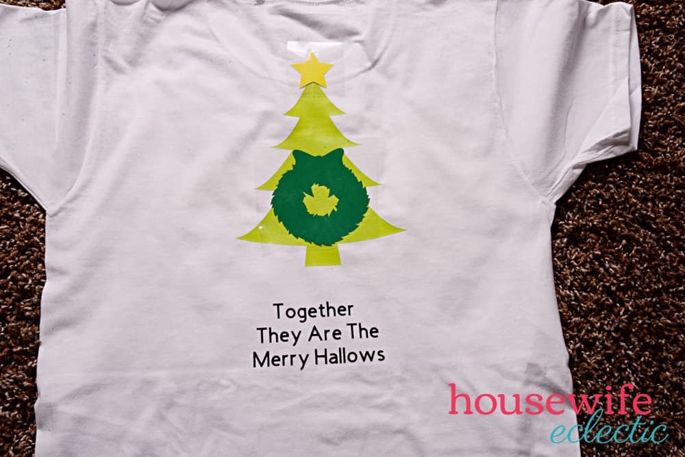Harry Potter Merry Hallows DIY Shirt