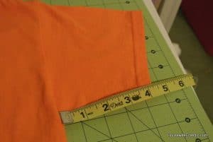 easy orange pumpkin jackolantern dress for girls from a tshirt HousewifeEclectic (1)