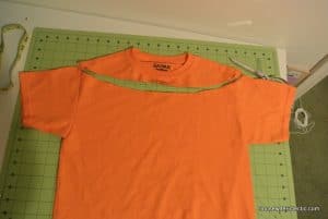 easy orange pumpkin jackolantern dress for girls from a tshirt HousewifeEclectic (10)