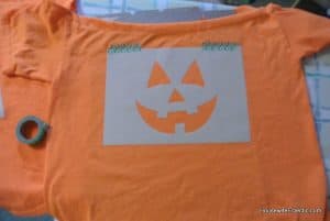 easy orange pumpkin jackolantern dress for girls from a tshirt HousewifeEclectic (19)