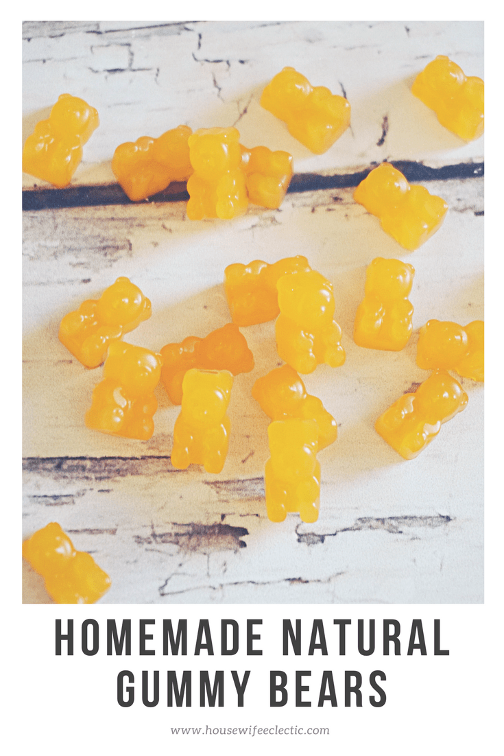 Homemade Natural Gummy Bears