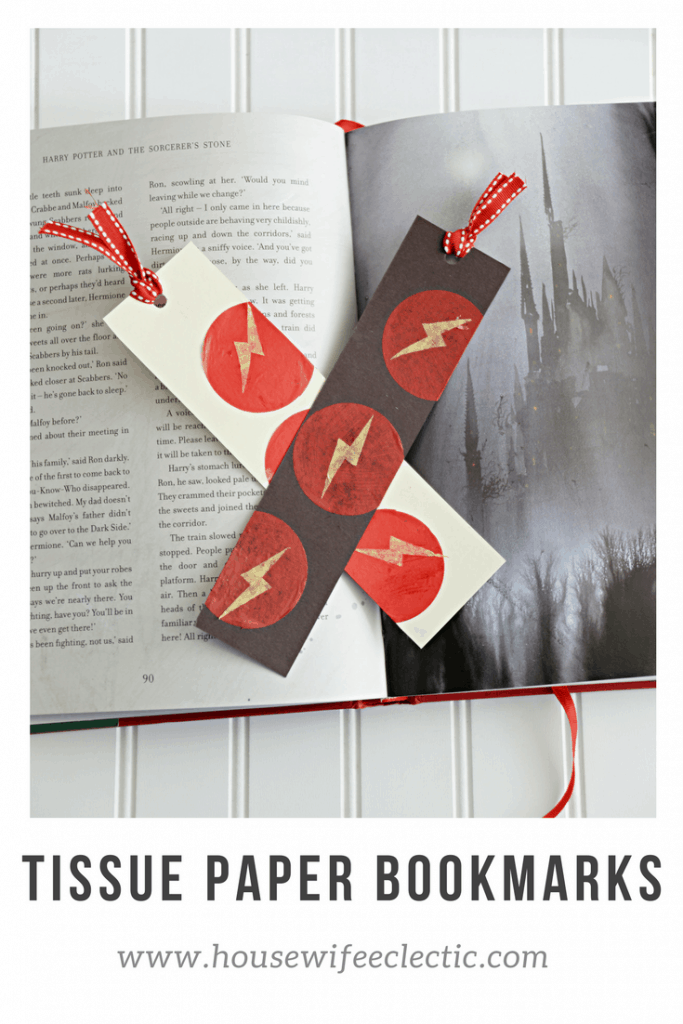 Tissue Paper Bookmarks Housewife Eclectic