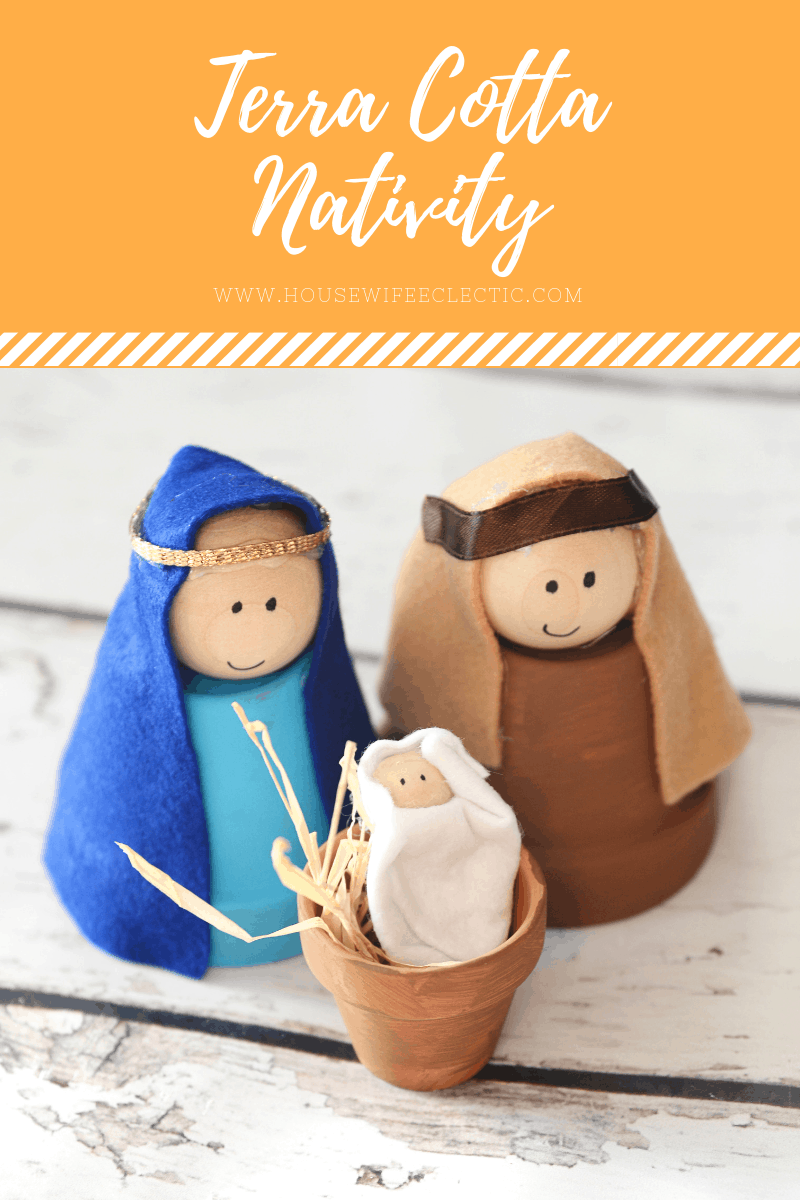 Housewife Eclectic: Easy DIY Terra Cotta Nativity