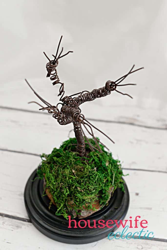 Housewife Eclectic: Harry Potter DIY Wire Whomping Willow