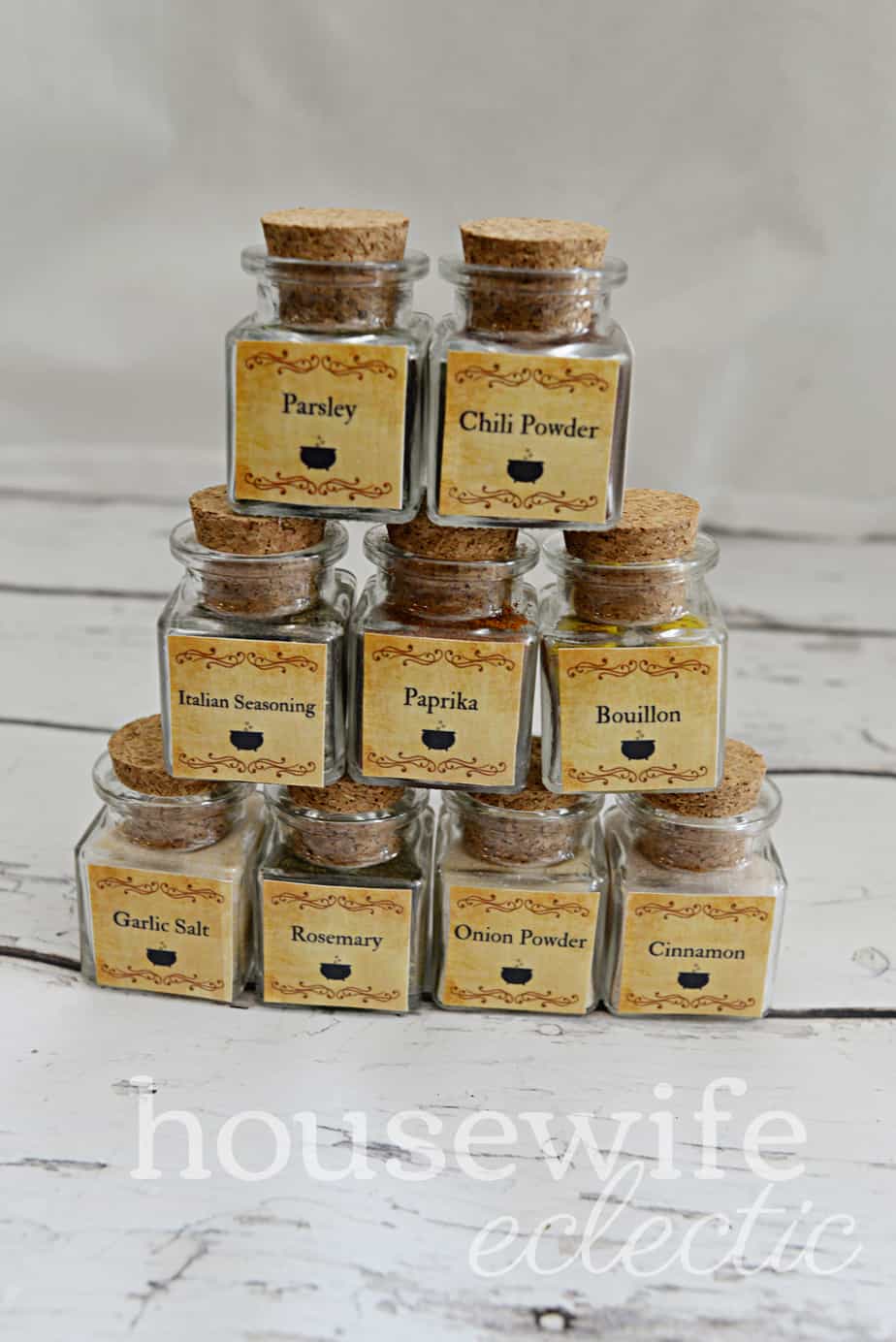 Housewife Eclectic: Harry Potter Potion Spice Jar Labels