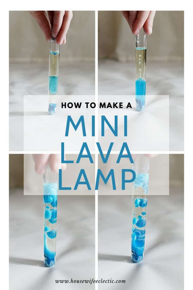 How to Make a Mini Lava Lamp Housewife Eclectic